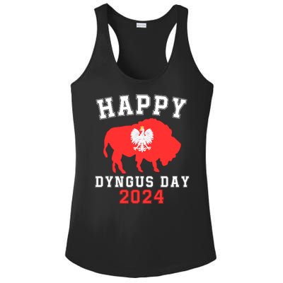 Happy Dyngus Day 2024 Polska Polish White Eagle Dyngus Day Ladies PosiCharge Competitor Racerback Tank