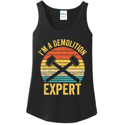 House Demolition Demolishing IM A Demolition Expert Ladies Essential Tank