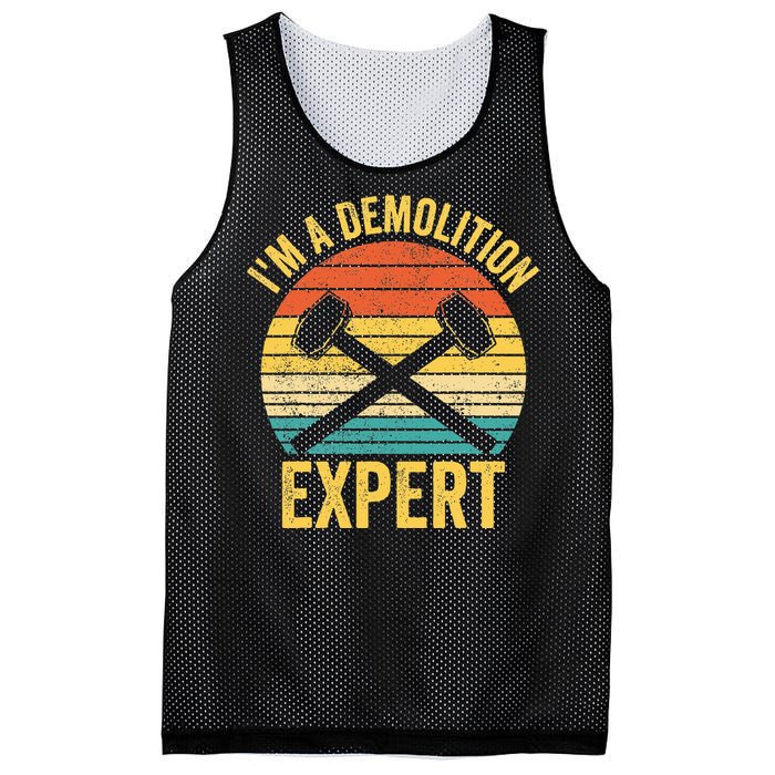 House Demolition Demolishing IM A Demolition Expert Mesh Reversible Basketball Jersey Tank