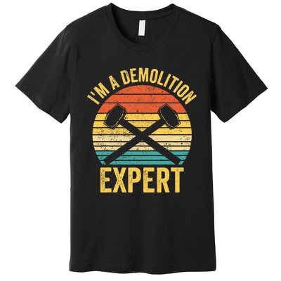 House Demolition Demolishing IM A Demolition Expert Premium T-Shirt