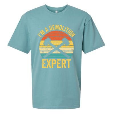 House Demolition Demolishing IM A Demolition Expert Sueded Cloud Jersey T-Shirt