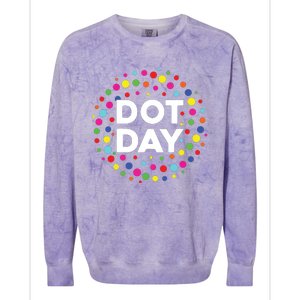 Happy Dot Day 2024 September 15th Polka Dot Colorblast Crewneck Sweatshirt