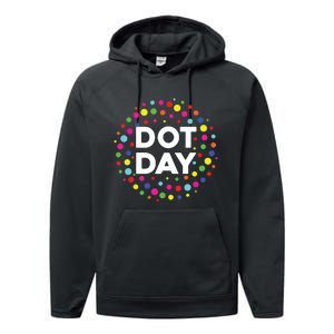 Happy Dot Day 2024 September 15th Polka Dot Performance Fleece Hoodie