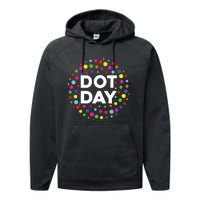 Happy Dot Day 2024 September 15th Polka Dot Performance Fleece Hoodie