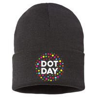 Happy Dot Day 2024 September 15th Polka Dot Sustainable Knit Beanie