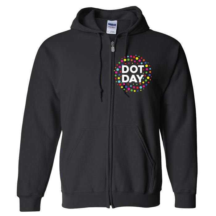 Happy Dot Day 2024 September 15th Polka Dot Full Zip Hoodie