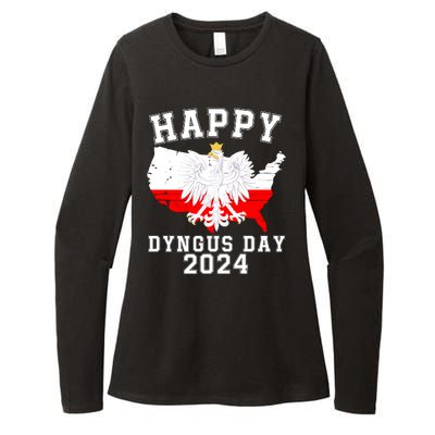 Happy Dyngus Day 2024 Polska Polish White Eagle Dyngus Day Polish Eagle Womens CVC Long Sleeve Shirt