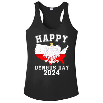 Happy Dyngus Day 2024 Polska Polish White Eagle Dyngus Day Polish Eagle Ladies PosiCharge Competitor Racerback Tank