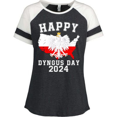 Happy Dyngus Day 2024 Polska Polish White Eagle Dyngus Day Polish Eagle Enza Ladies Jersey Colorblock Tee