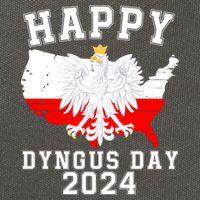 Happy Dyngus Day 2024 Polska Polish White Eagle Dyngus Day Polish Eagle Cotton Canvas Backpack