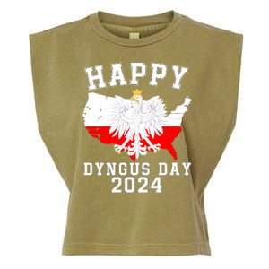 Happy Dyngus Day 2024 Polska Polish White Eagle Dyngus Day Polish Eagle Garment-Dyed Women's Muscle Tee