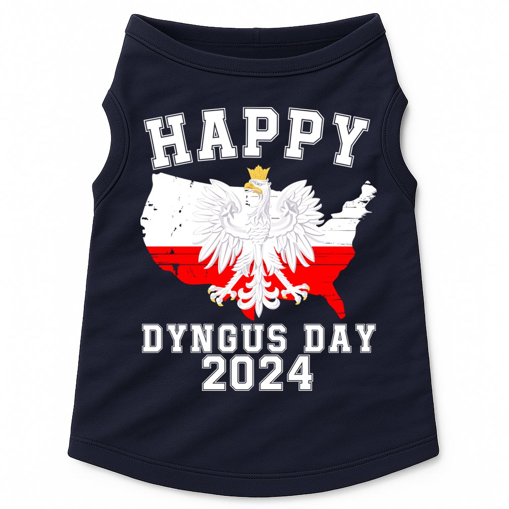 Happy Dyngus Day 2024 Polska Polish White Eagle Dyngus Day Polish Eagle Doggie Tank