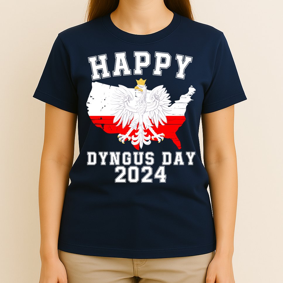 Happy Dyngus Day 2024 Polska Polish White Eagle Dyngus Day Polish Eagle T-Shirt