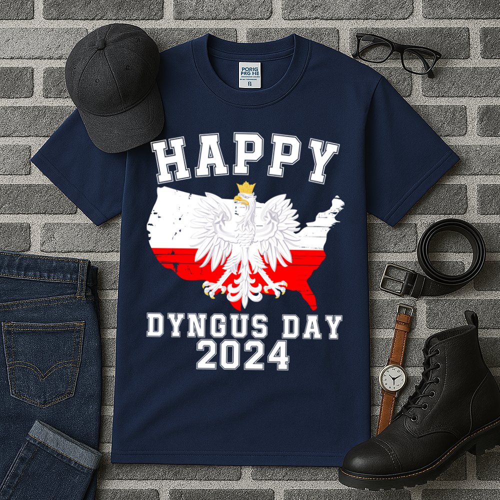 Happy Dyngus Day 2024 Polska Polish White Eagle Dyngus Day Polish Eagle Tall T-Shirt