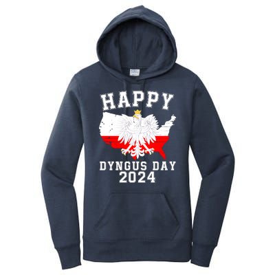 Happy Dyngus Day 2024 Polska Polish White Eagle Dyngus Day Polish Eagle Women's Pullover Hoodie