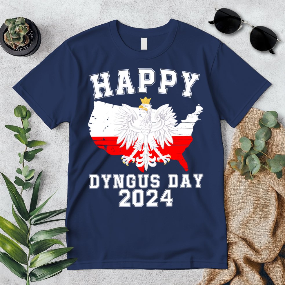 Happy Dyngus Day 2024 Polska Polish White Eagle Dyngus Day Polish Eagle Premium T-Shirt