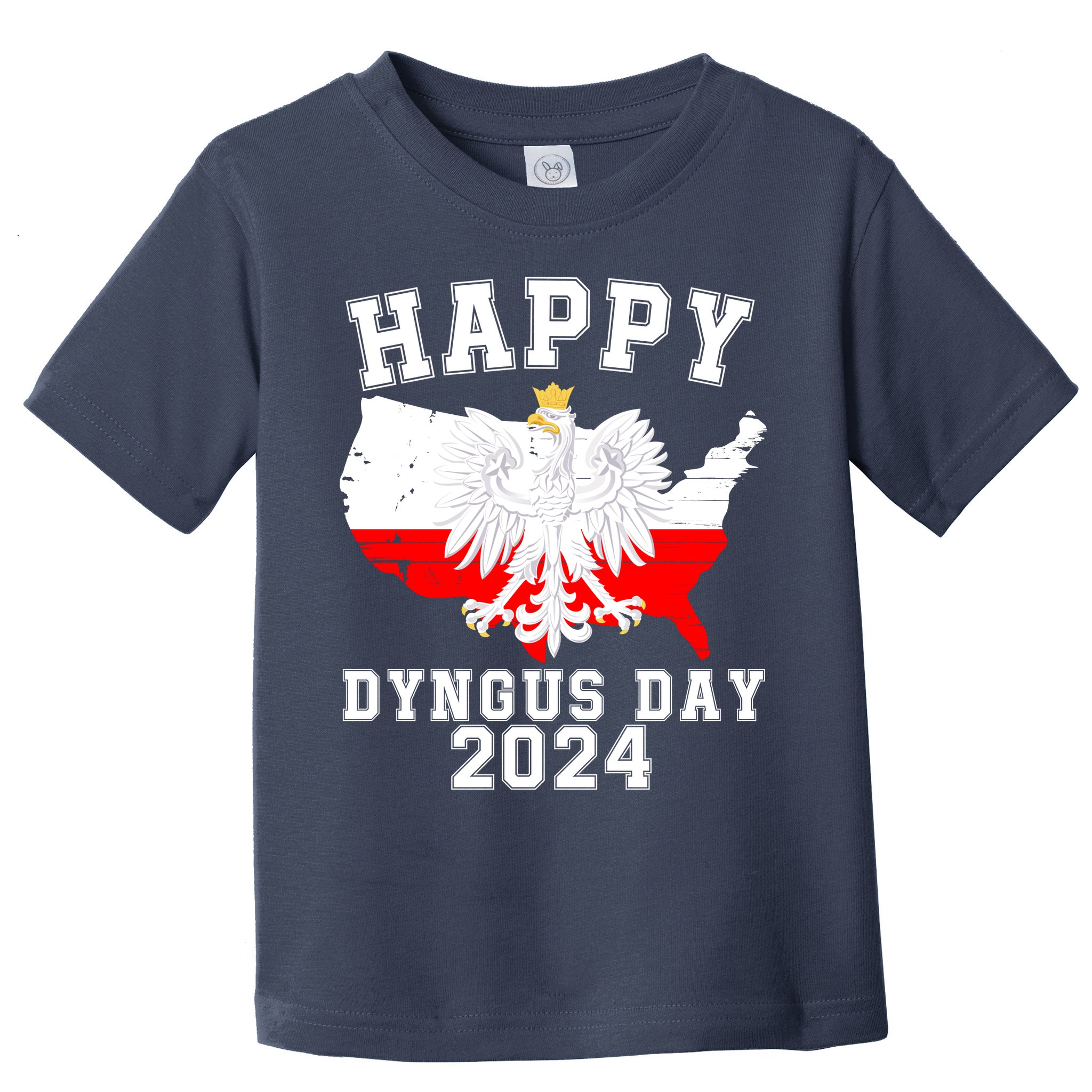 Happy Dyngus Day 2024 Polska Polish White Eagle Dyngus Day Polish Eagle Toddler T-Shirt