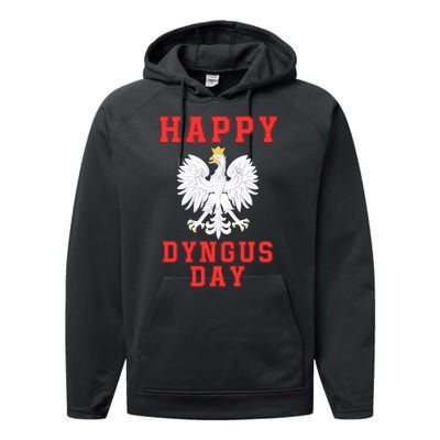 Happy Dyngus Day 2024 Dyngus Day Polska Polish White Eagle Polish Eagle Performance Fleece Hoodie