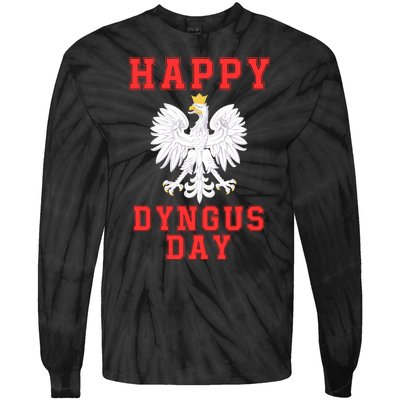 Happy Dyngus Day 2024 Dyngus Day Polska Polish White Eagle Polish Eagle Tie-Dye Long Sleeve Shirt