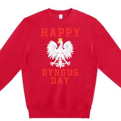 Happy Dyngus Day 2024 Dyngus Day Polska Polish White Eagle Polish Eagle Premium Crewneck Sweatshirt