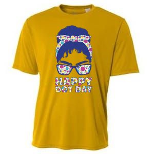 Happy Dot Day Messy Bun Cooling Performance Crew T-Shirt