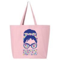 Happy Dot Day Messy Bun 25L Jumbo Tote