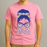 Happy Dot Day Messy Bun T-Shirt