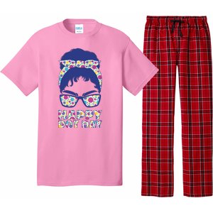 Happy Dot Day Messy Bun Pajama Set