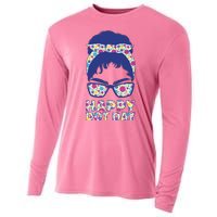 Happy Dot Day Messy Bun Cooling Performance Long Sleeve Crew