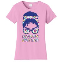 Happy Dot Day Messy Bun Women's T-Shirt