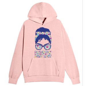 Happy Dot Day Messy Bun Urban Pullover Hoodie