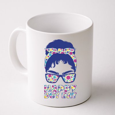 Happy Dot Day Messy Bun Mug