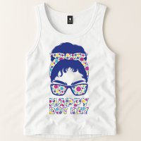 Happy Dot Day Messy Bun Tank Top