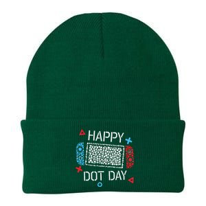 Happy Dot Day Gamers Boy Game Controller Polka Dot Knit Cap Winter Beanie