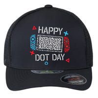 Happy Dot Day Gamers Boy Game Controller Polka Dot Flexfit Unipanel Trucker Cap