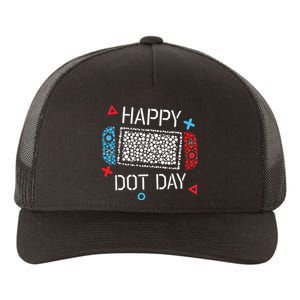 Happy Dot Day Gamers Boy Game Controller Polka Dot Yupoong Adult 5-Panel Trucker Hat