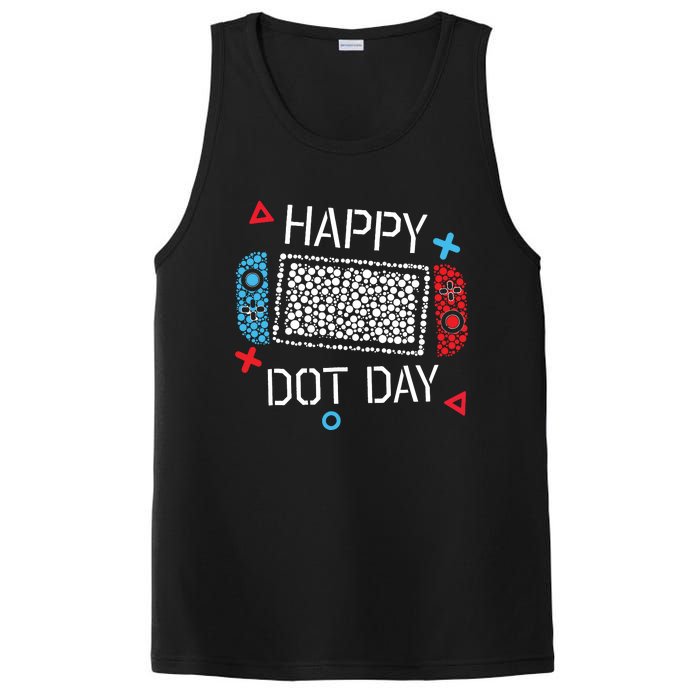 Happy Dot Day Gamers Boy Game Controller Polka Dot PosiCharge Competitor Tank