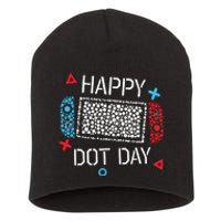 Happy Dot Day Gamers Boy Game Controller Polka Dot Short Acrylic Beanie