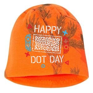 Happy Dot Day Gamers Boy Game Controller Polka Dot Kati - Camo Knit Beanie