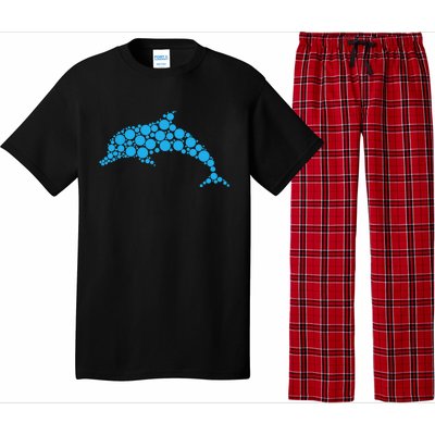 Happy Dot Day Cute Dot Dolphin For Man Woman Pajama Set