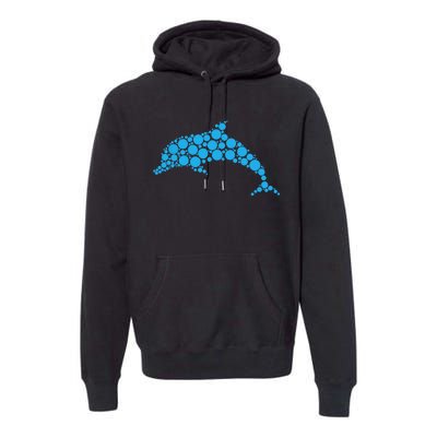 Happy Dot Day Cute Dot Dolphin For Man Woman Premium Hoodie