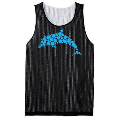 Happy Dot Day Cute Dot Dolphin For Man Woman Mesh Reversible Basketball Jersey Tank