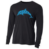 Happy Dot Day Cute Dot Dolphin For Man Woman Cooling Performance Long Sleeve Crew