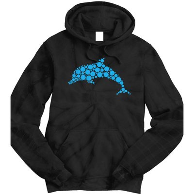 Happy Dot Day Cute Dot Dolphin For Man Woman Tie Dye Hoodie