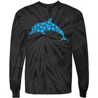 Happy Dot Day Cute Dot Dolphin For Man Woman Tie-Dye Long Sleeve Shirt