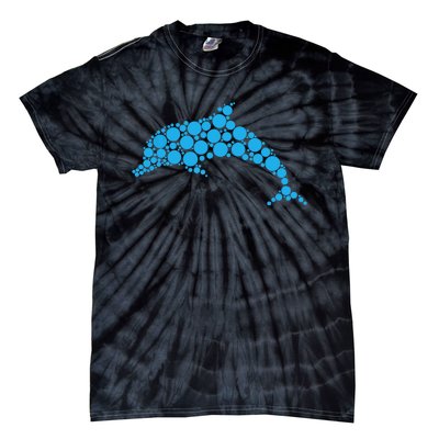 Happy Dot Day Cute Dot Dolphin For Man Woman Tie-Dye T-Shirt