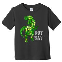 Happy Dot Day Cute Dinosaur T Rex Gift Toddler T-Shirt