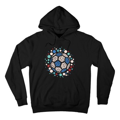 Happy Dot Day Soccer Ball Lover Polka Dot Hoodie