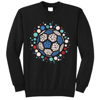 Happy Dot Day Soccer Ball Lover Polka Dot Sweatshirt