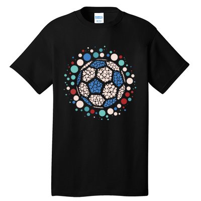 Happy Dot Day Soccer Ball Lover Polka Dot Tall T-Shirt